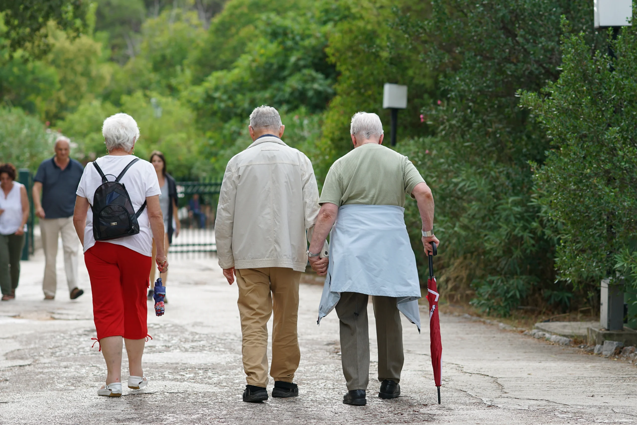 137437664_l Elderly tourists visiting the archaeological site of Epidaurus
